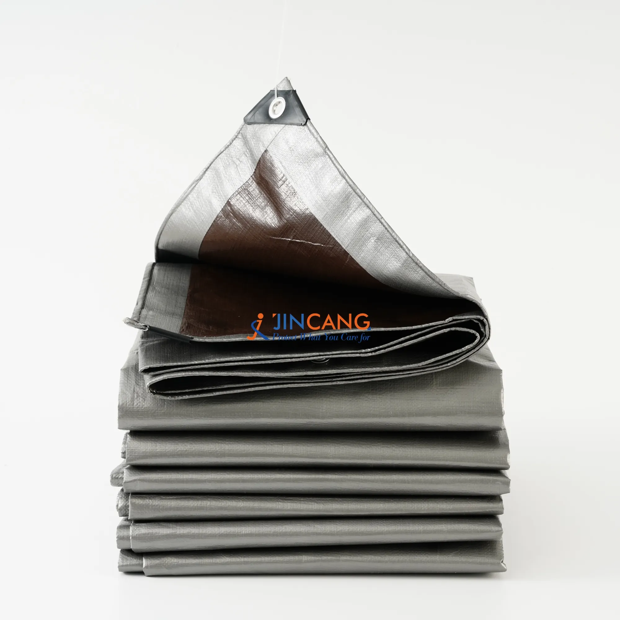 220g Silver Brown PE Tarpaulin