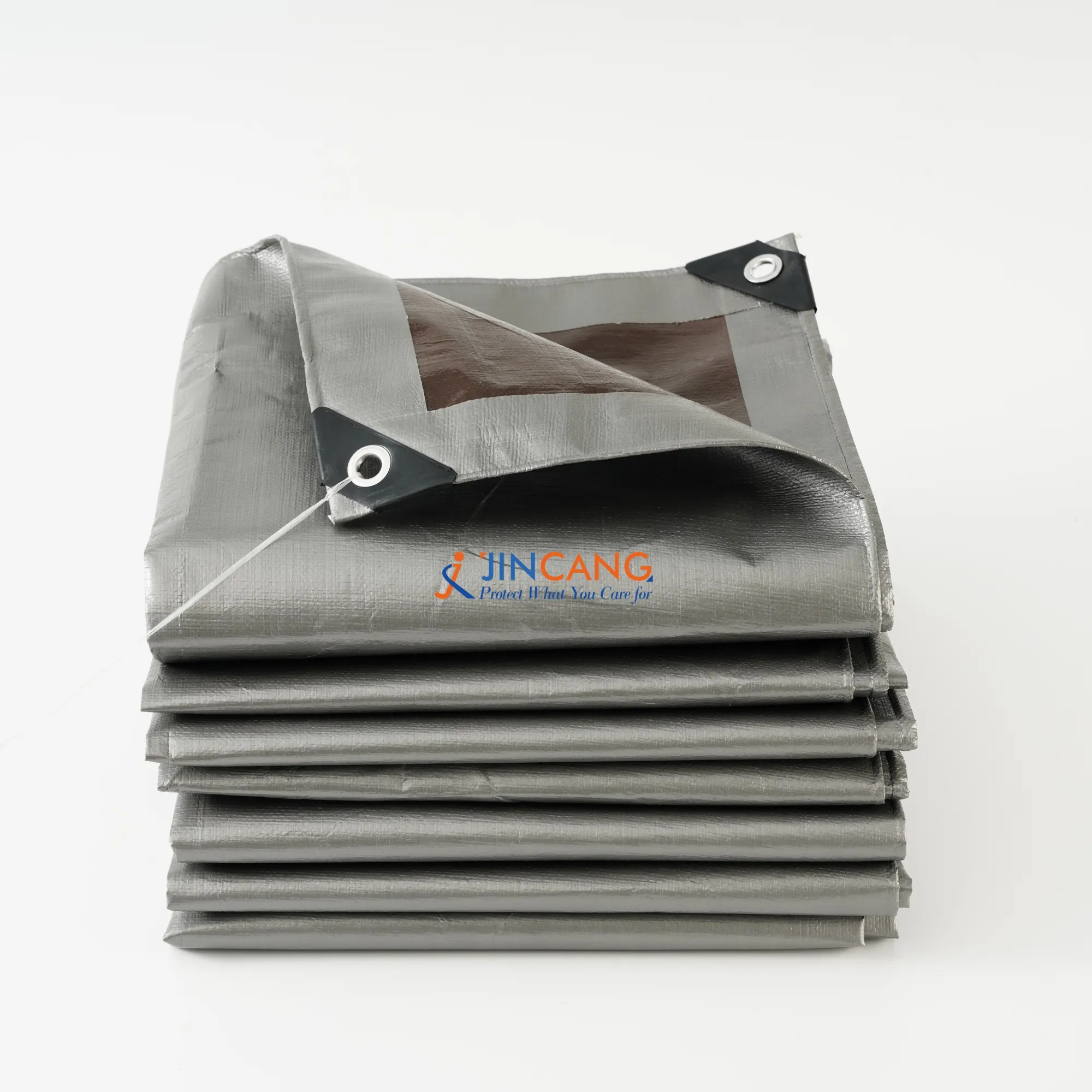 220g Silver Brown PE Tarpaulin