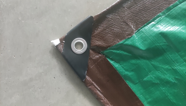 8'x10' 110GSM Brown Green PE Tarpaulin for Cover Protection 8'x10' 110GSM Brown Green PE Tarpaulin for Cover Protection