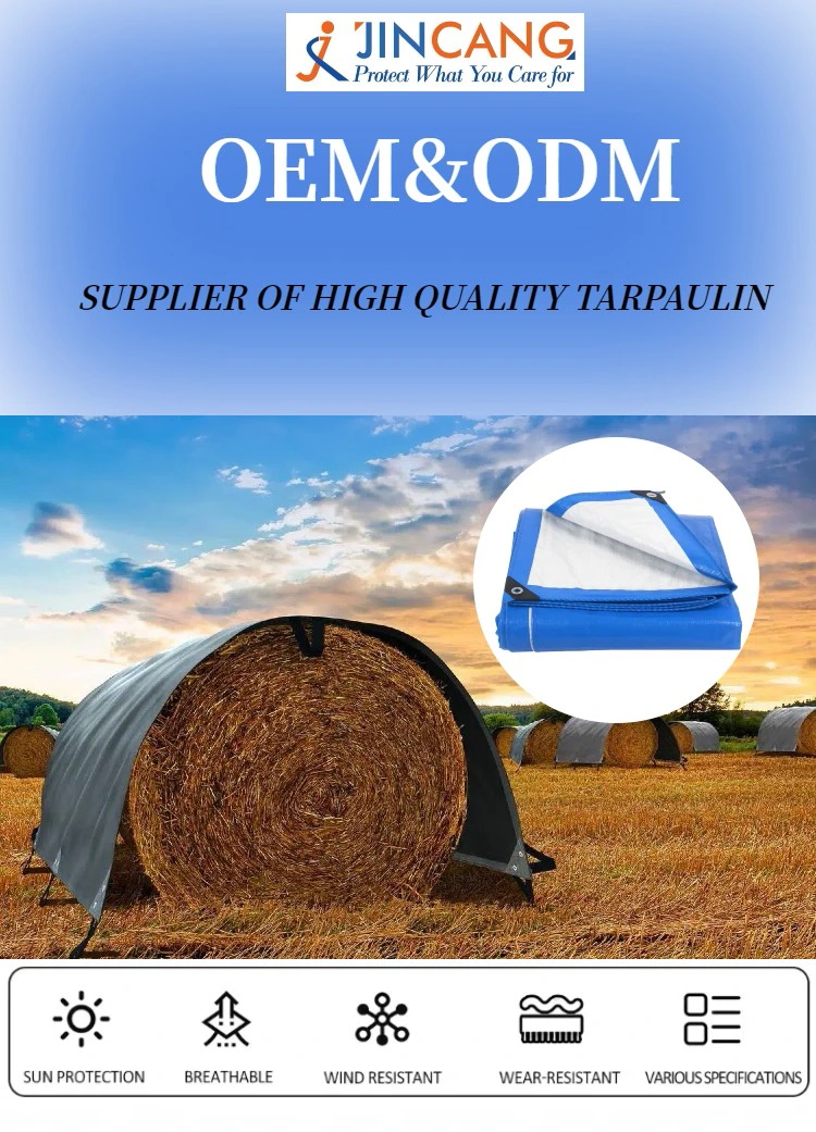 White PE Tarpaulin Roll